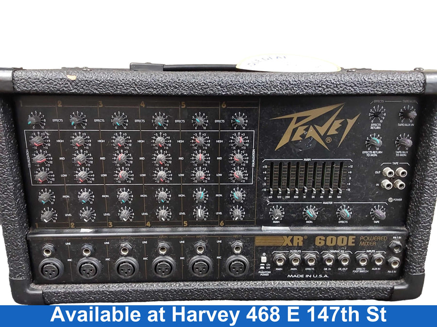 Peavey Xr 600e Black Analog Mixer