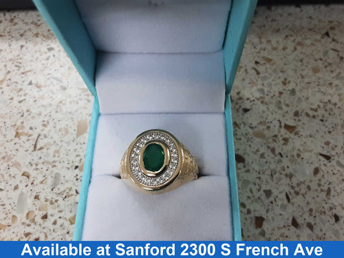 Men's Ring - Yellow Gold 14k (.585) 6.7 grams Size 11