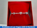 Bangle Bracelet - White Gold 14k (.585) 10.4 grams 7 inch