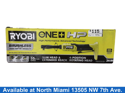 Ryobi Pblrc25b Green Cordless Ratchet