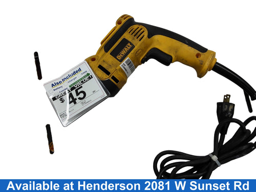 Dewalt Dwd110 Yellow Corded Standard Drill