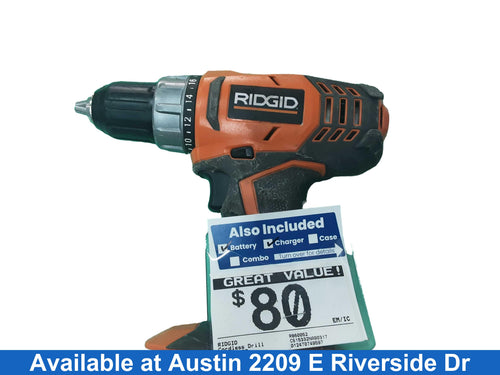 Ridgid R860052 Orange Cordless Standard Drill
