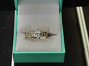 Women's Ring - Solitaire - Yellow Gold 14k (.585) 3.9 grams Size 7.5