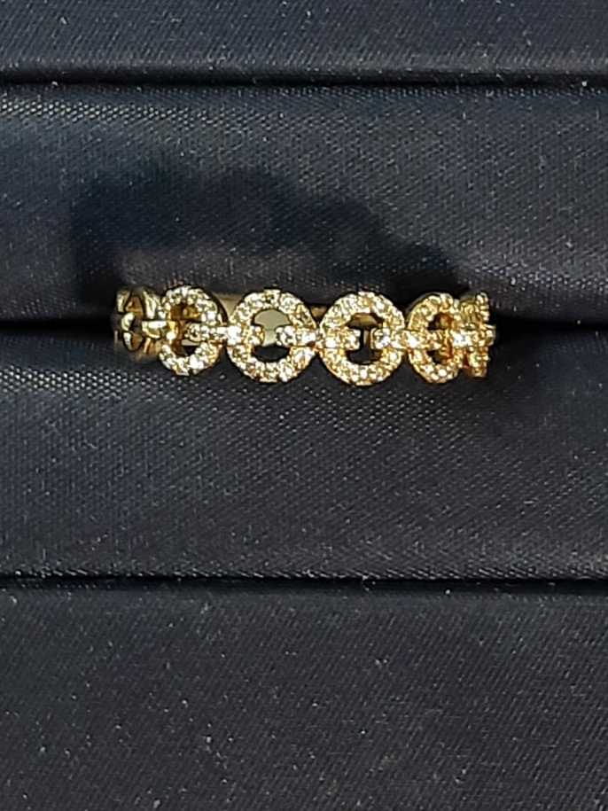 Women's Ring - Yellow Gold 10k (.417) 2.2 grams Size 7