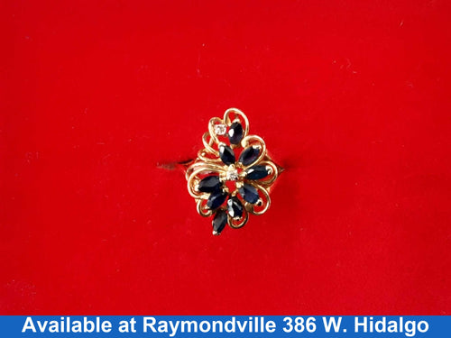 Women's Ring - Yellow Gold 14k (.585) 3.4 grams Size 6