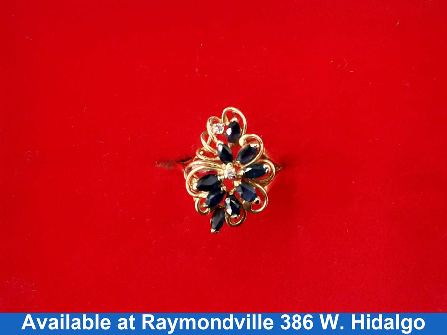 Women's Ring - Yellow Gold 14k (.585) 3.4 grams Size 6