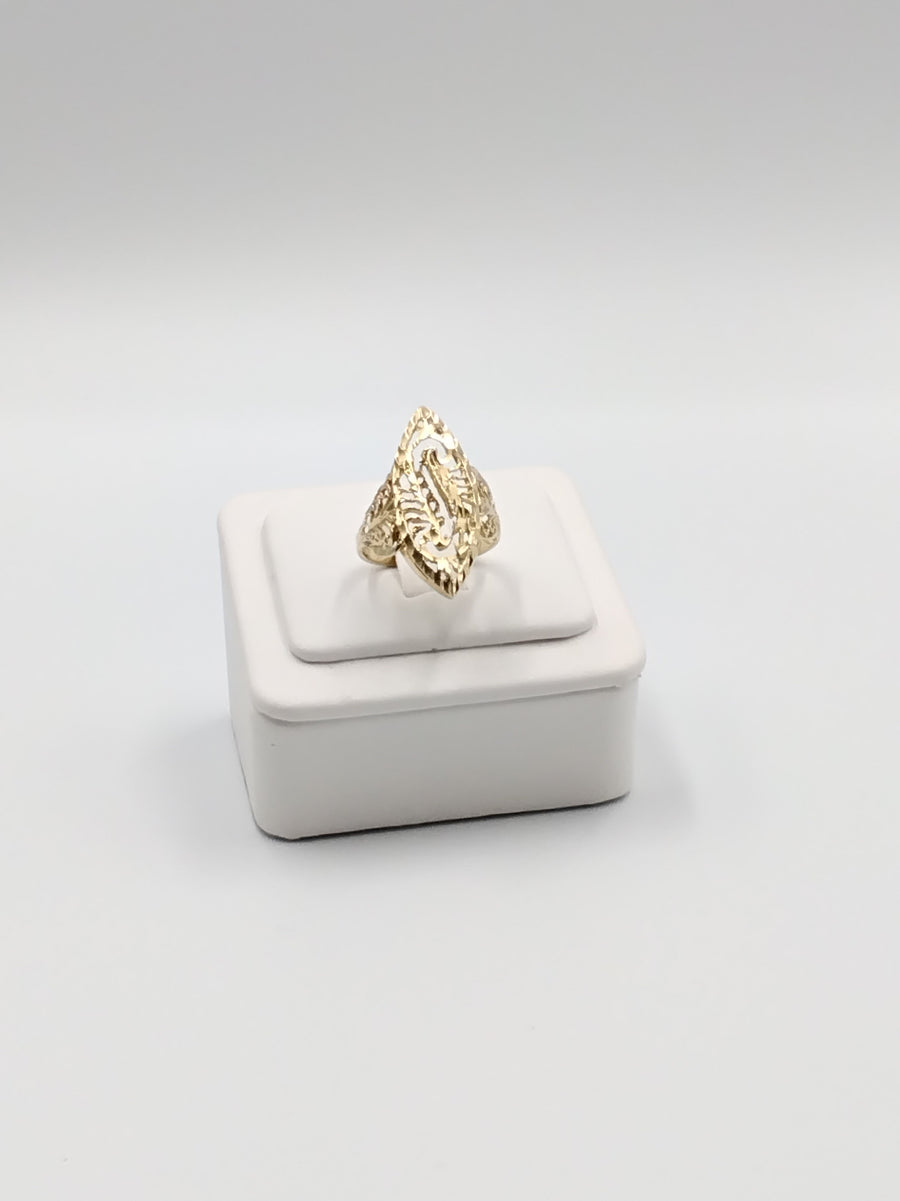 Women's Ring - Yellow Gold 14k (.585) 4.3 grams Size 8.5