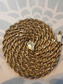 Rope Chain - Yellow Gold 10k (.417) 17 grams 20 inch