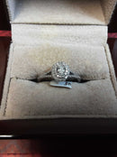 Ring - Wedding Set - White Gold 10k (.417) 2 grams Size 9