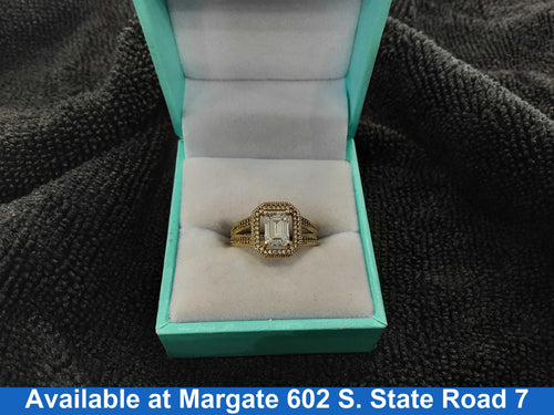 Women's Ring - Yellow Gold 10k (.417) 3.1 grams Size 7