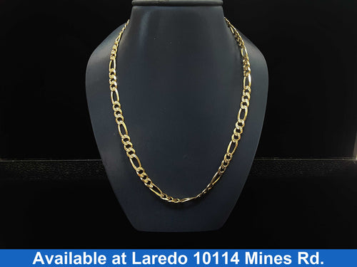 Figaro Chain - Yellow Gold 14k (.585) 29.9 grams 20 inch