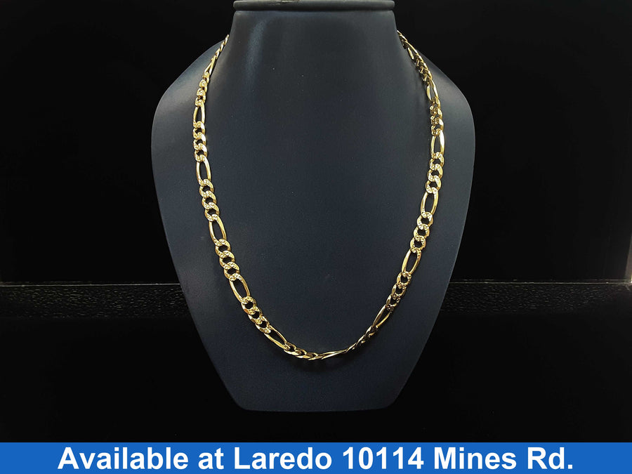 Figaro Chain - Yellow Gold 14k (.585) 29.9 grams 20 inch