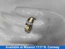 Women's Ring - Solitaire - Yellow Gold 14k (.585) 4.4 grams Size 20