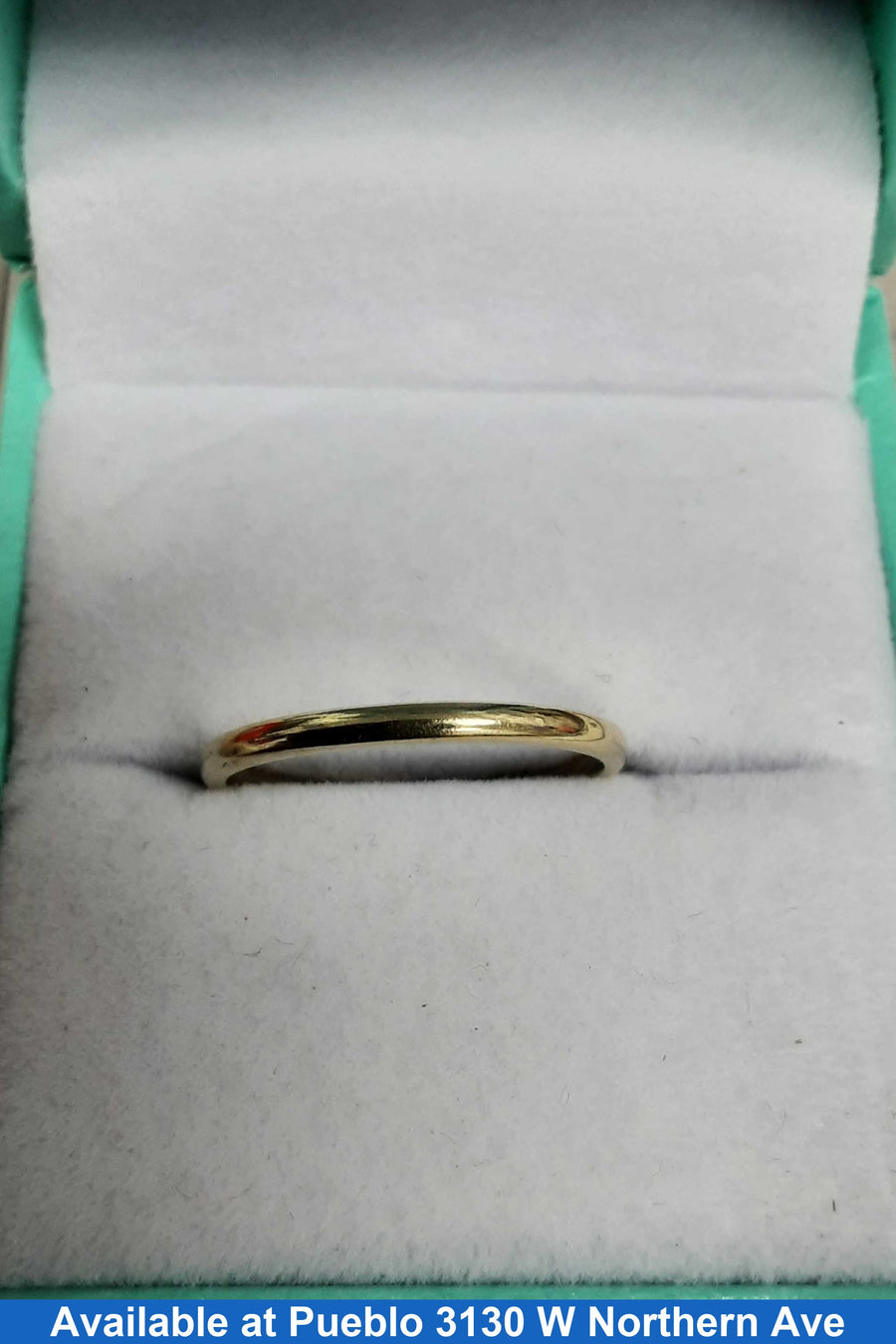 Ring - Wedding Band - Yellow Gold 18k (.750) 1.4 grams Size 6