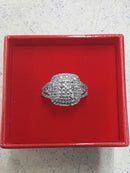 Women's Ring - White Gold 14k (.585) 4.1 grams Size 8.5
