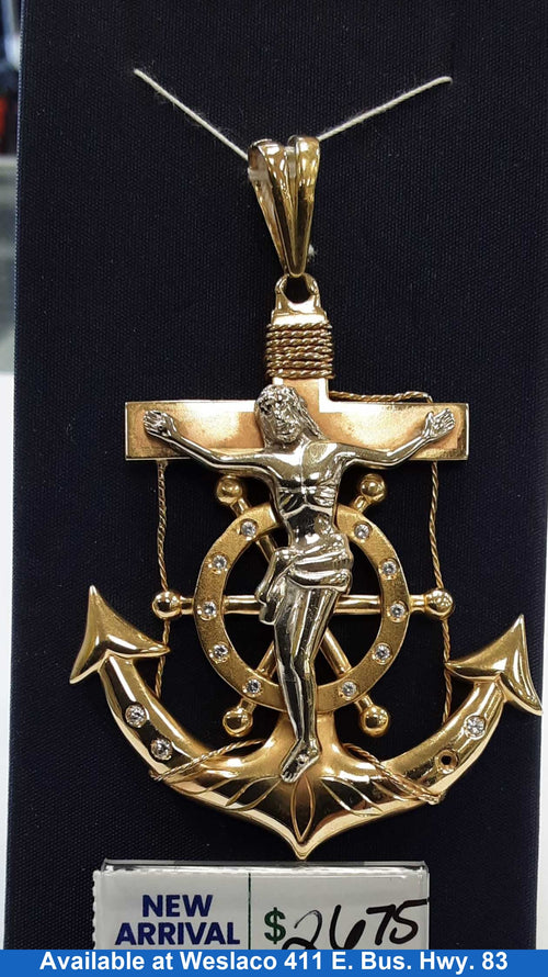 Religious Pendant - Yellow Gold 14k (.585) 19.8 grams