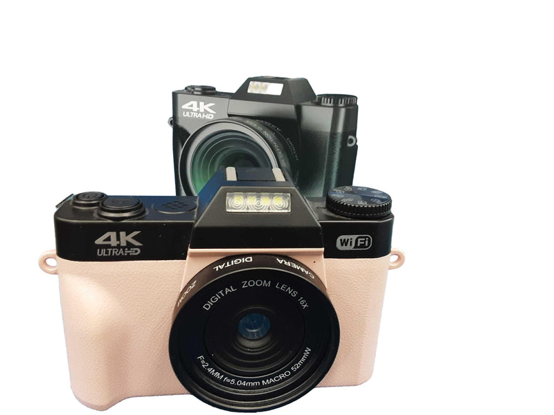 4k Pink Digital Camera