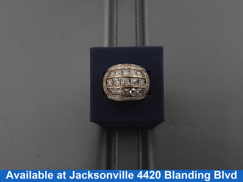 Men's Ring - Yellow Gold 10k (.417) 12.8 grams Size 10