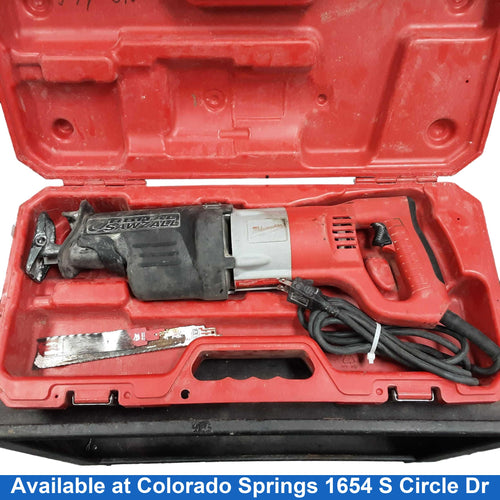 Milwaukee 6520-21 Red Corded Reciprocating Saw