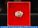 Ring - Wedding Set - Yellow Gold 14k (.585) 8.5 grams Size 6.5