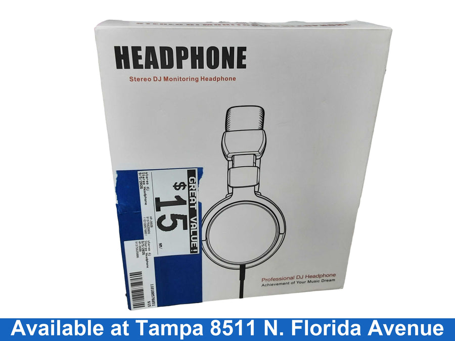 Stereo Dj Hp-960b Black Stereo Headphone