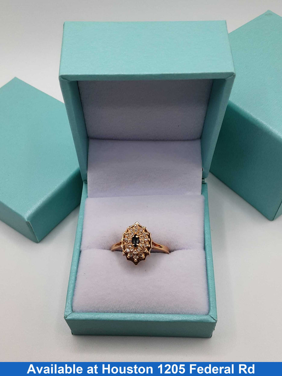 Women's Ring - Yellow Gold 14k (.585) 3 grams Size 6.5
