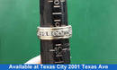 Ring - Wedding Band - White Gold 14k (.585) 11.6 grams Size 9.5