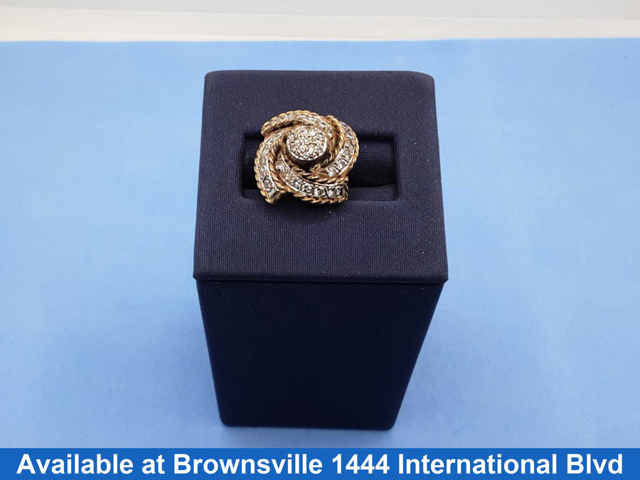 Women's Ring - Yellow Gold 14k (.585) 6.6 grams Size 7