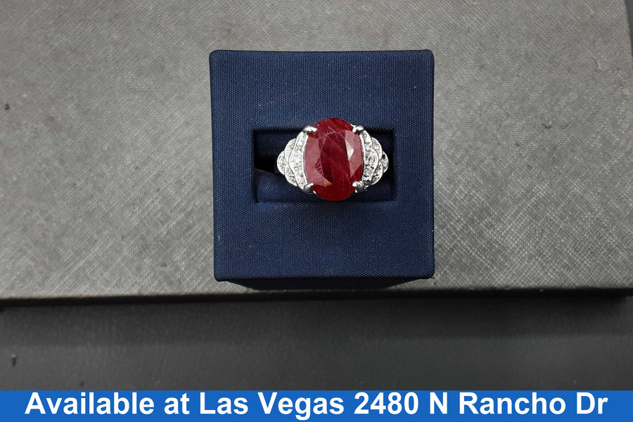 Women's Ring - White Gold 14k (.585) 7.6 grams Size 6