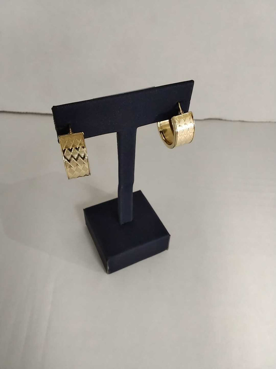 Hoop Earrings - Yellow Gold 14k (.585) 7.4 grams