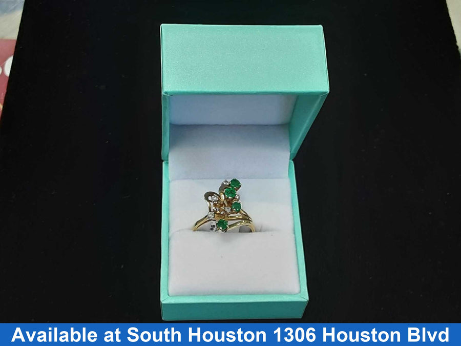 Women's Ring - Yellow Gold 14k (.585) 3.9 grams Size 7