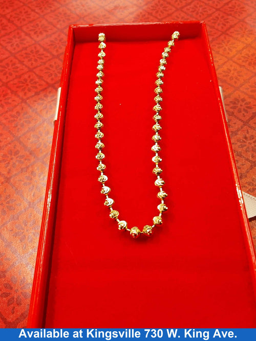 Bead Chain - Yellow Gold 10k (.417) 13.4 grams 25 inch