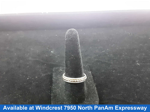 Ring - Wedding Band - Silver 3.8 grams Size 8.5