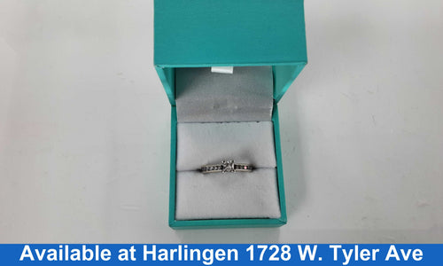 Ring - Wedding Set - White Gold 14k (.585) 2.7 grams Size 7