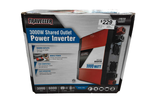 Traveller 1072569 Red Power Inverter