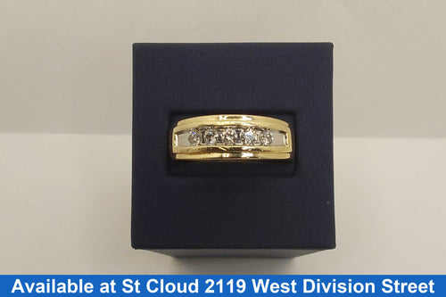 Ring - Wedding Band - Yellow Gold 10k (.417) 7.4 grams Size 10.5