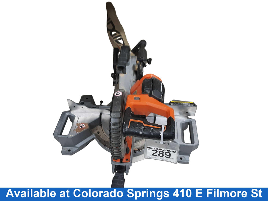 Ridgid R48607b Orange Cordless Miter Saw