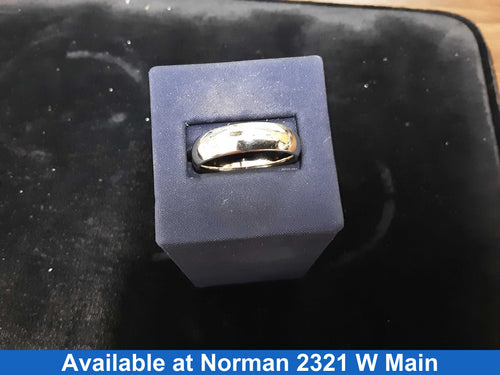 Ring - Wedding Band - White Gold 14k (.585) 10 grams Size 11