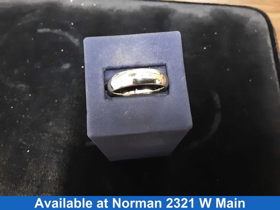 Ring - Wedding Band - White Gold 14k (.585) 10 grams Size 11