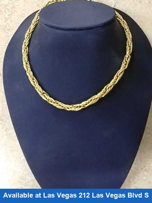 Wheat Chain - Yellow Gold 14k (.585) 14.9 grams 10 inch