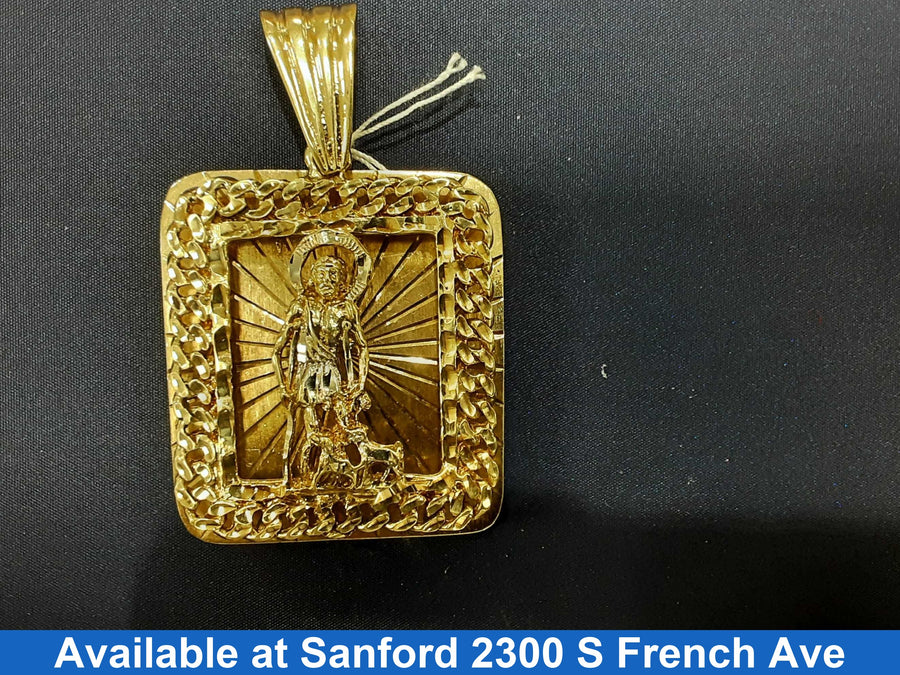Religious Pendant - Yellow Gold 10k (.417) 33.6 grams