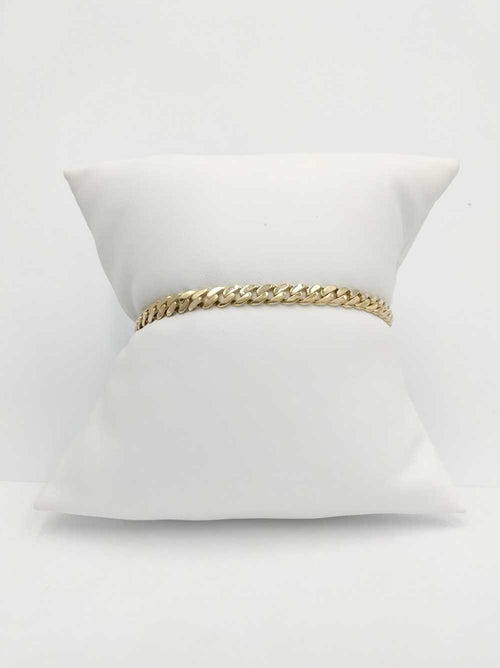 Cuban Link Bracelet - Yellow Gold 14k (.585) 4.9 grams 7 inch