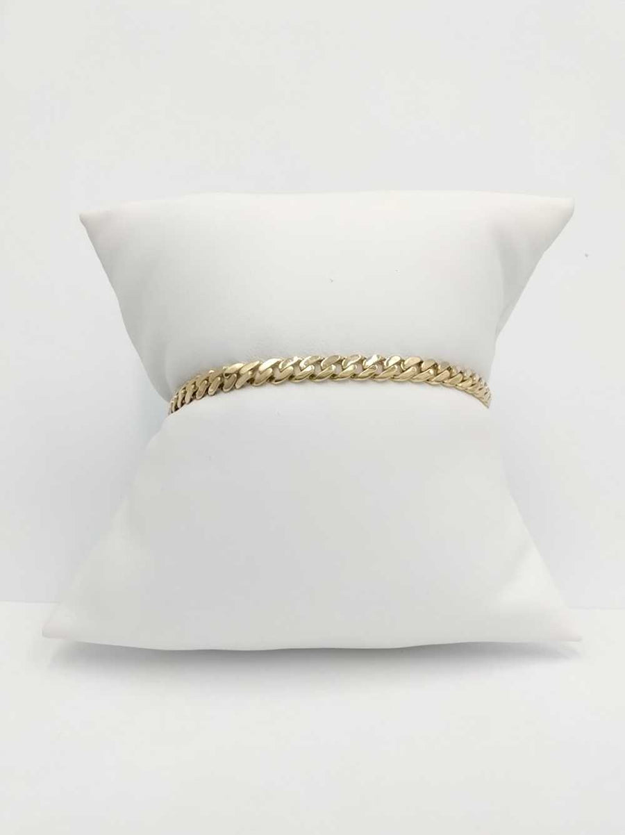 Cuban Link Bracelet - Yellow Gold 14k (.585) 4.9 grams 7 inch