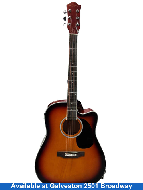 Bestchoiceproducts 129089 Brown Acoustic / Electric Classic Guitar