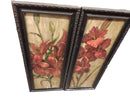 Paintings Red Flowers Red Other Collectible