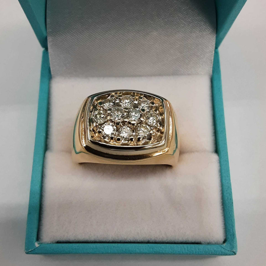 Men's Ring - Yellow Gold 14k (.585) 10.4 grams Size 20
