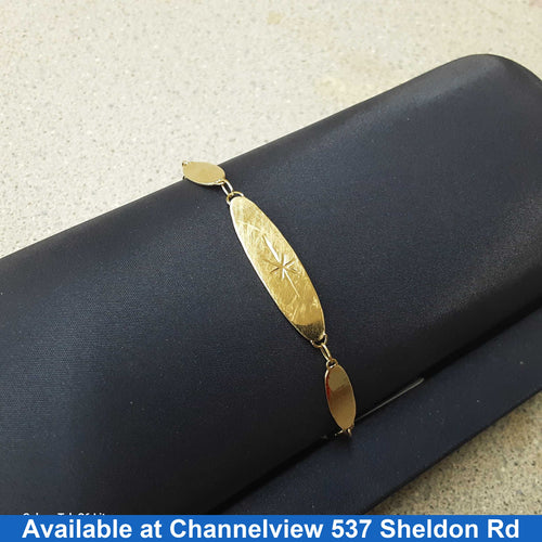 Bracelet - Yellow Gold 14k (.585) 6.4 grams 6 inch