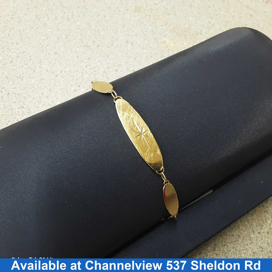 Bracelet - Yellow Gold 14k (.585) 6.4 grams 6 inch