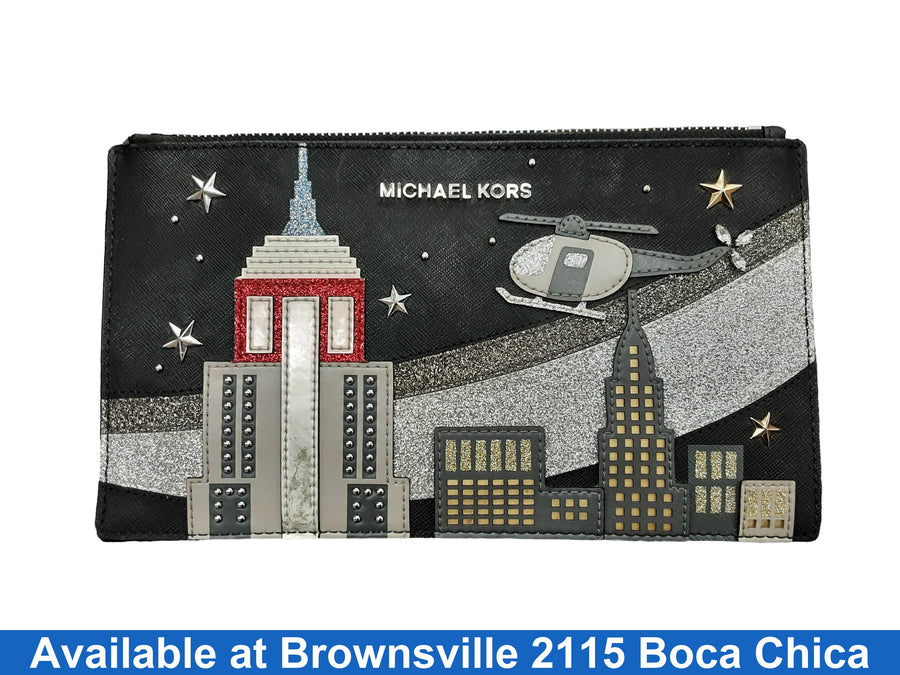 Michael Kors Av-1810 Black Purse / Handbag
