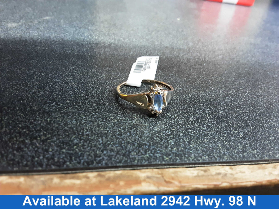 Women's Ring - Yellow Gold 10k (.417) 1.3 grams Size 7.5